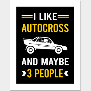 3 People Autocross Posters and Art